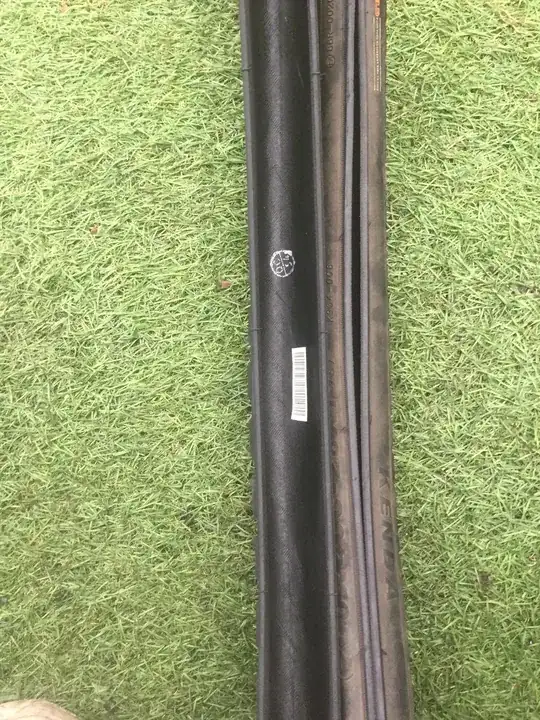 Two tires, side by side