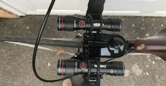 Front lights Top view