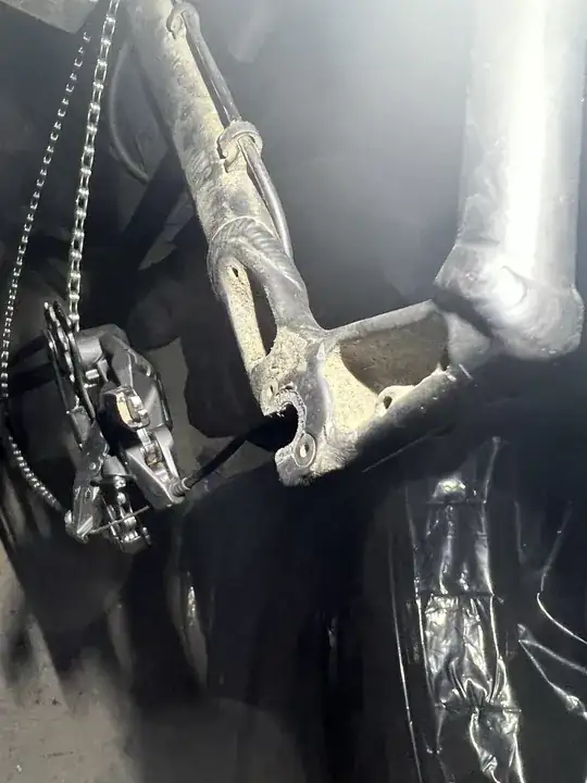 Back frame not broken