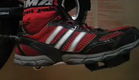 unscrewing the pedal