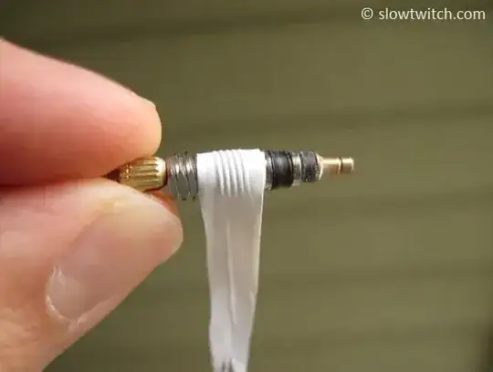 Teflon tape on the presta valve