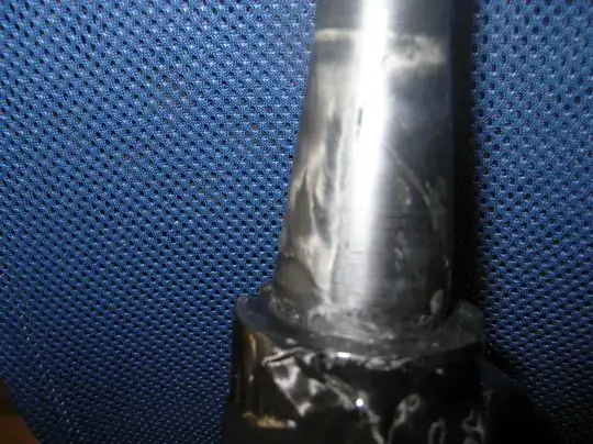 palpable ridge on carbon fork steerer