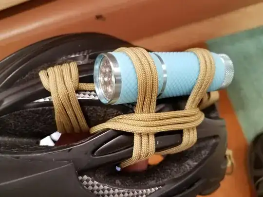 external photo of mounted flashlight