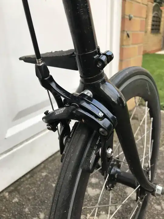 Rear calliper brake on a UDC MK4 PF