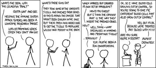 'We're not sure how to wipe out the chimeral T-cells after they've destroyed the cancer. Though I do have this vial of smallpox ...' T Cells