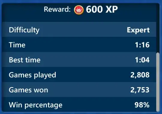 Time: 1:16; Best time: 1:04