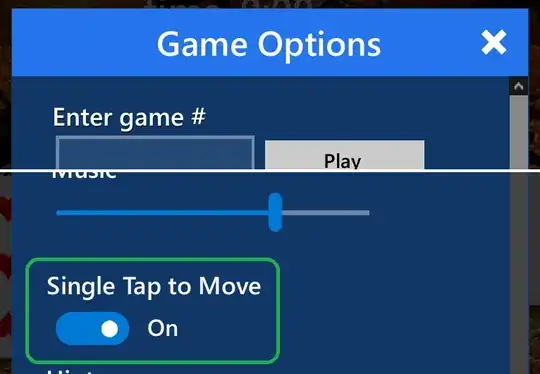 "Single Tap To Move" option
