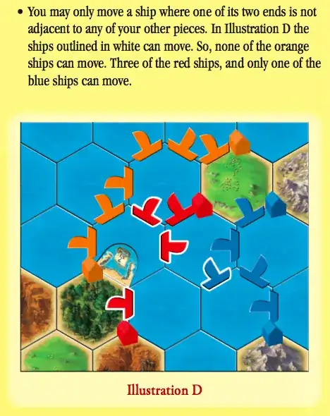 Seafarers 5th edition rulebook on moving ships