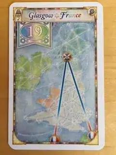 Glasgow to France Card