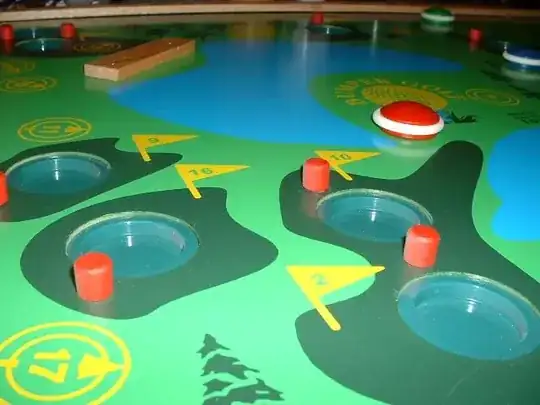 Bumper Golf with Rubber-ringed Wooden Piece