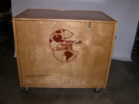World Wide Games Cabinet