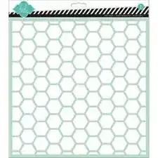 hexagon stencil