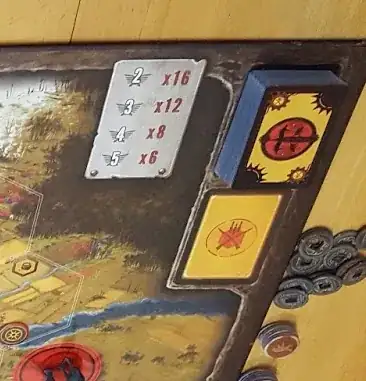 Cut of Scythe gameboard