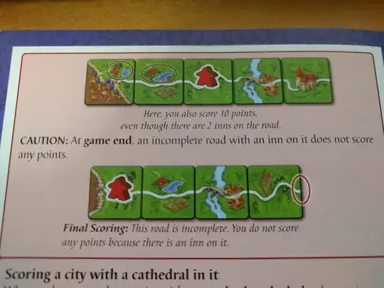 road scoring example