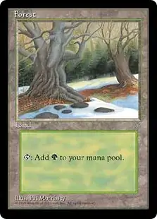 Forest from Ice Age: "Tap to add 1 green mana to your mana pool."