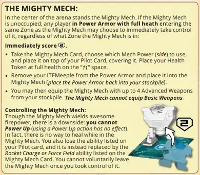 mighty mech rules