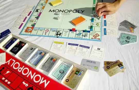 Monopoly money tray