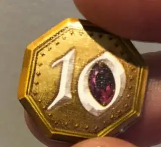 front view of token