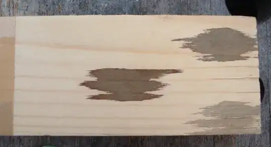 Solution on untreated pine