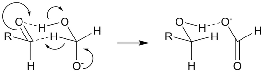 Cannizzaro reaction with formaldehyde