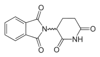 Chemical diagram for s-thalidomide