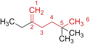 2-ethyl-5,5-dimethyl-1-hexene