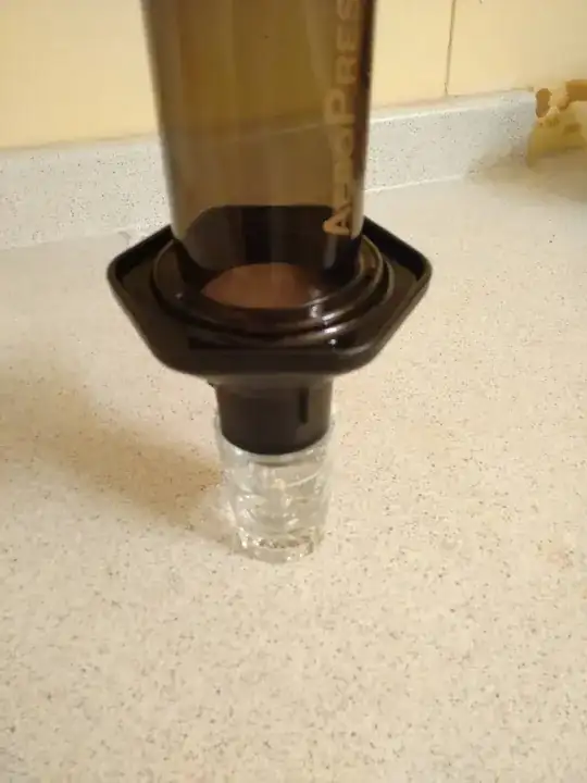 as a funnel for small cups