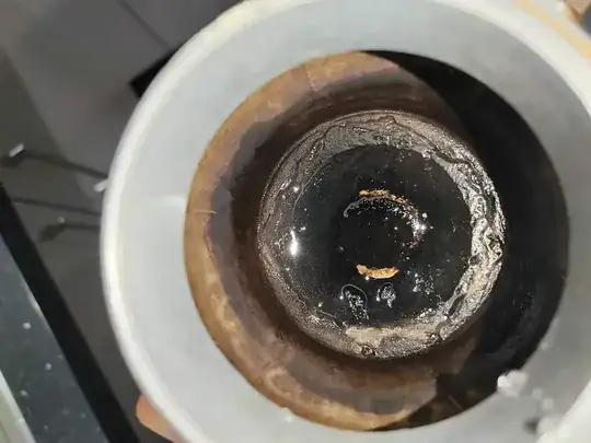 dirty moka pot water chamber