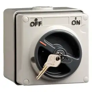 Locking Key switch UK/Aus format