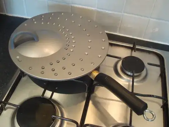 Alternative splatter screen