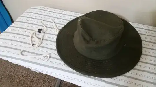 Hat with strap
