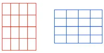 more divisions you make, the bigger your image will get;)