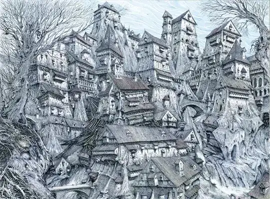 Illustration of Gormenghast