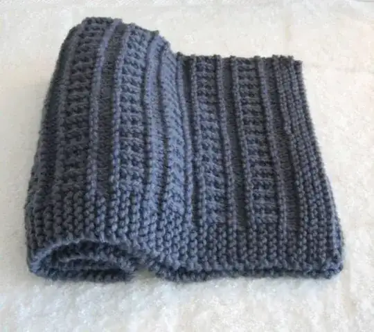 example of "train tracks" stitch