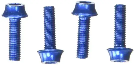 Alloy Water Bottle Cage Bolts