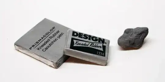 Kneaded eraser