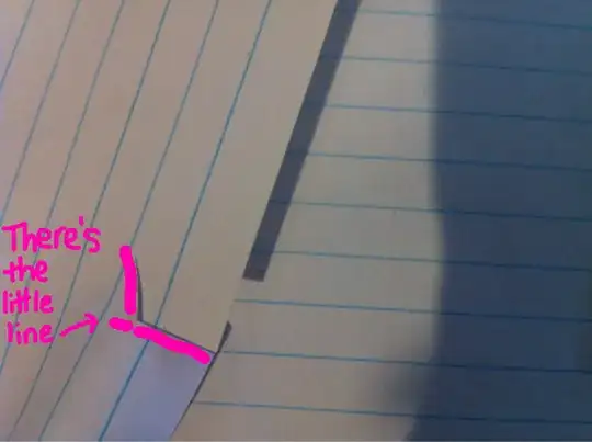 After the cut that is somewhat "Y" shaped