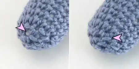 Standard stitch decreases