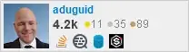 profile for aduguid on Stack Exchange, a network of free, community-driven Q&A sites