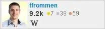 profile for tfrommen on Stack Exchange, a network of free, community-driven Q&A sites