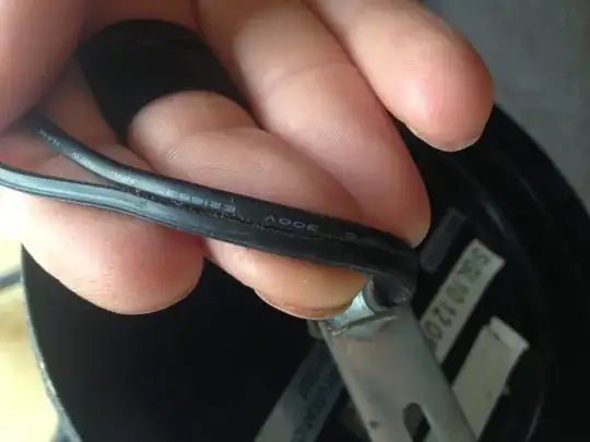 new fixture I installed, assuming the black wire with white letters is neutral