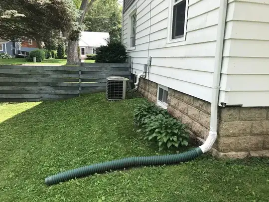 Outside of the house