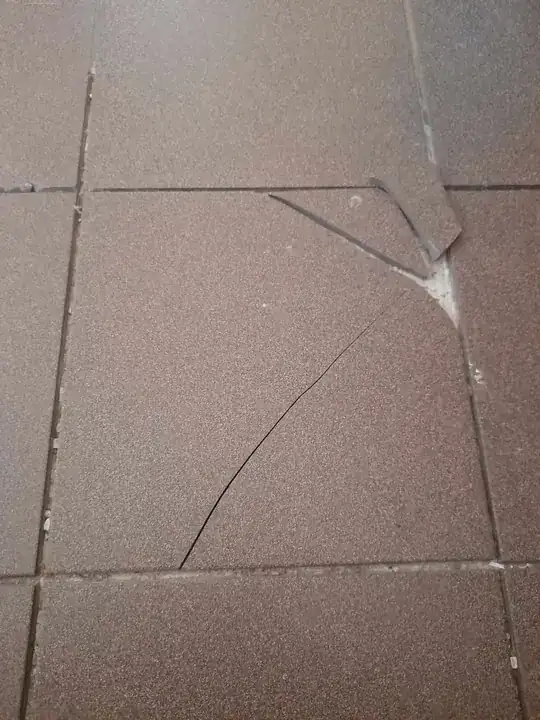 broken tile
