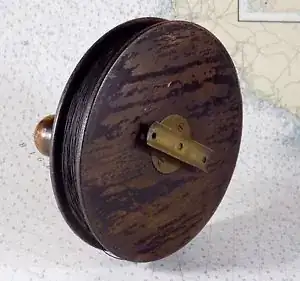 Vintage Surf Reel Picture of back side