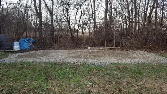 gravel shed foundation