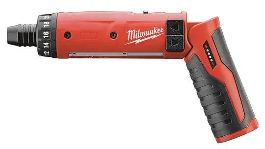 power screwdriver that changes from I-shape to L-shape