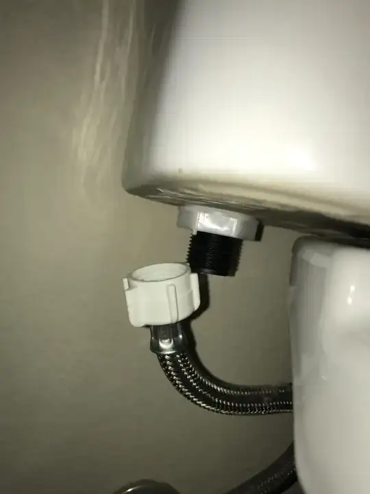 Disconnected supply line