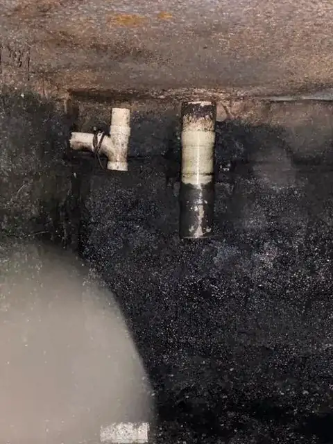 Inside Septic Tank