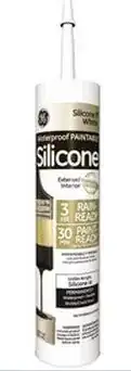 GE 9-oz White Silicone Window and Door Caulk