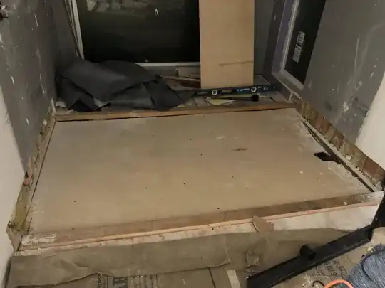 3/16" plywood subfloor